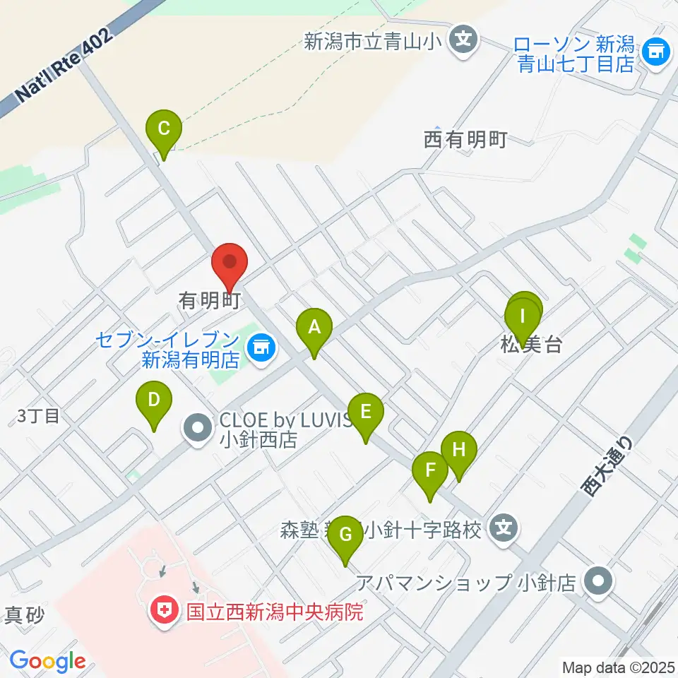 ギターショップイシヤマ周辺の駐車場・コインパーキング一覧地図