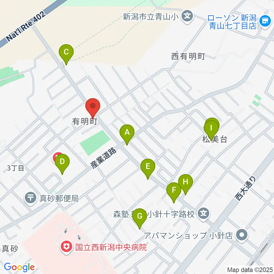 ギターショップイシヤマ周辺の駐車場・コインパーキング一覧地図