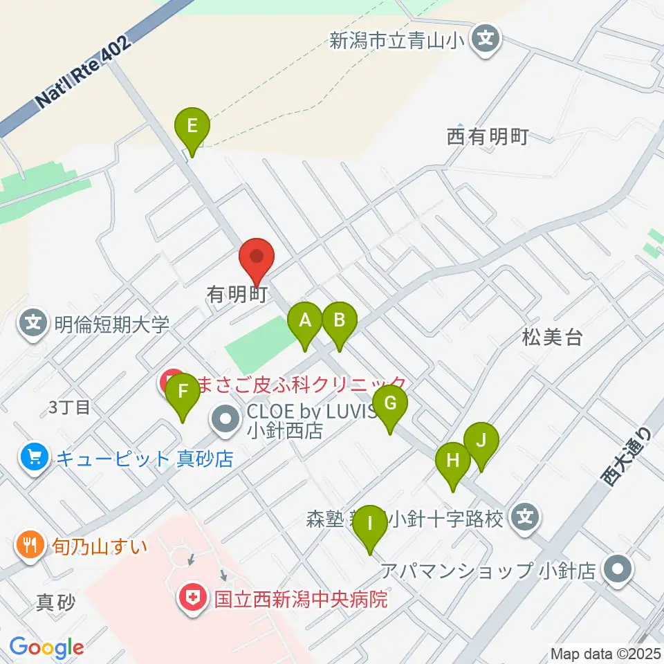 ギターショップイシヤマ周辺の駐車場・コインパーキング一覧地図