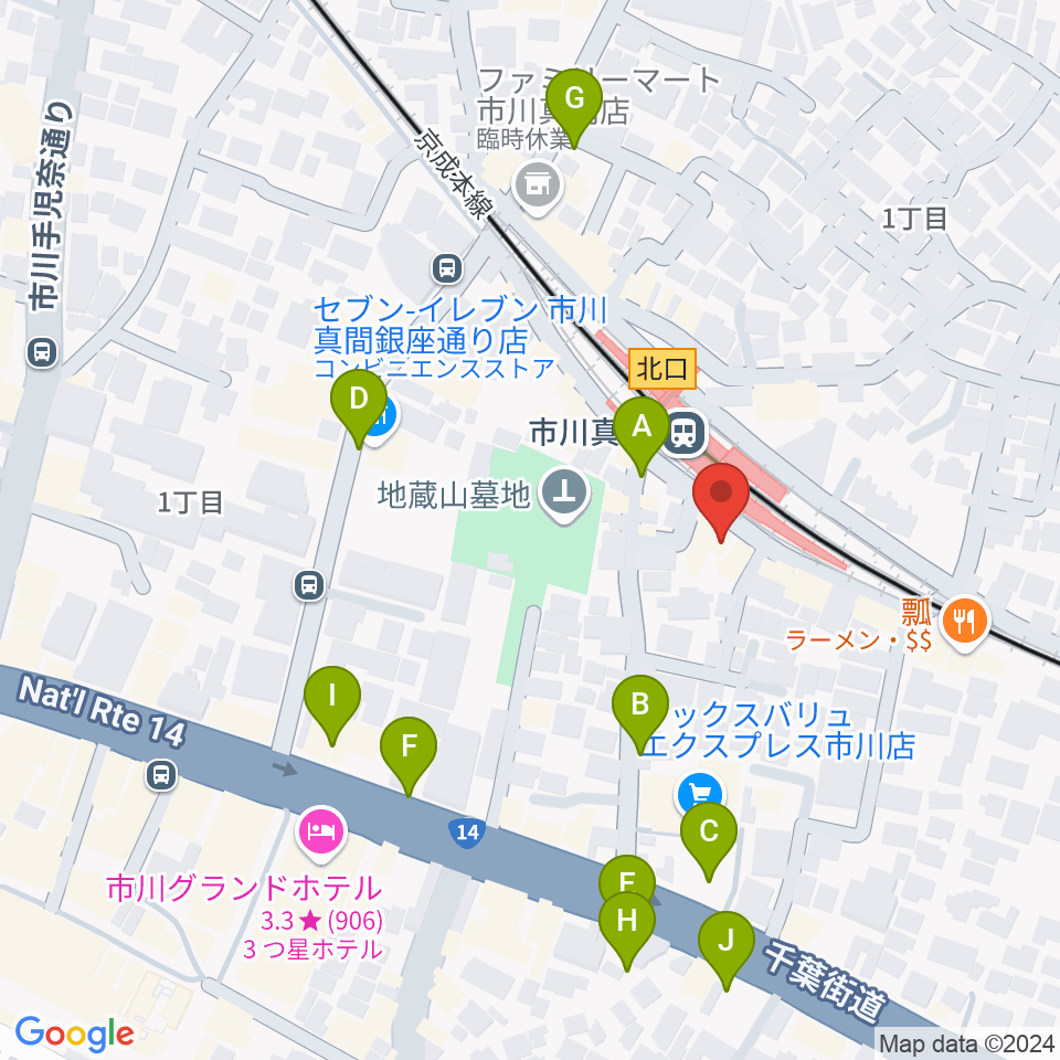 アルマナックハウス周辺の駐車場・コインパーキング一覧地図