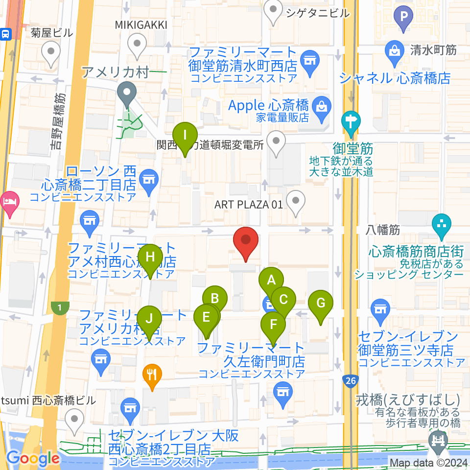 Bar菩南座（ぼなんざ）周辺の駐車場・コインパーキング一覧地図