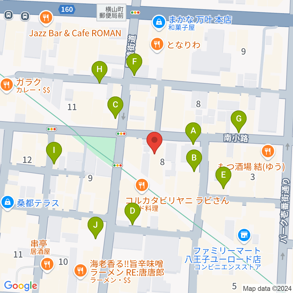 びー玉周辺の駐車場・コインパーキング一覧地図