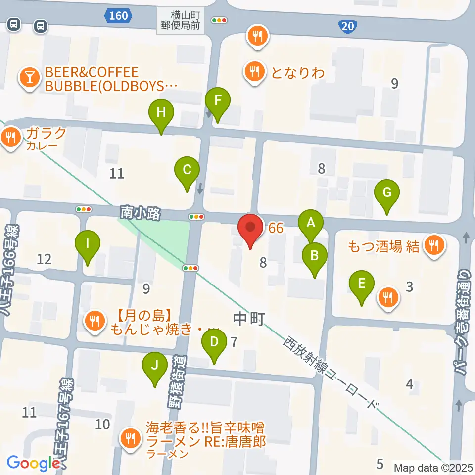 びー玉周辺の駐車場・コインパーキング一覧地図