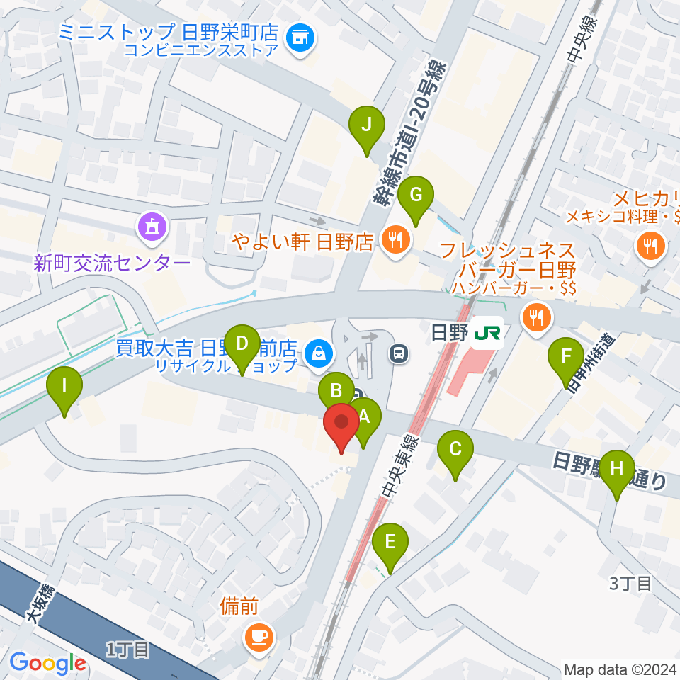 SoulK周辺の駐車場・コインパーキング一覧地図