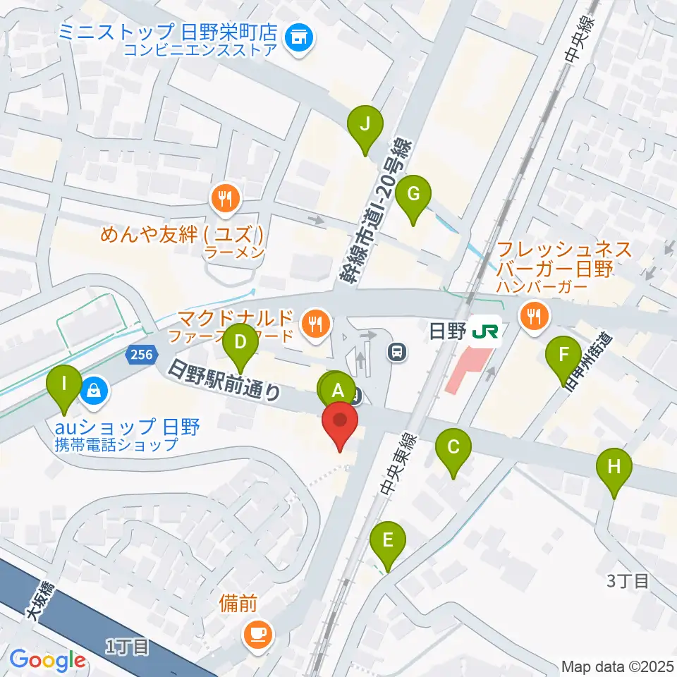 SoulK周辺の駐車場・コインパーキング一覧地図