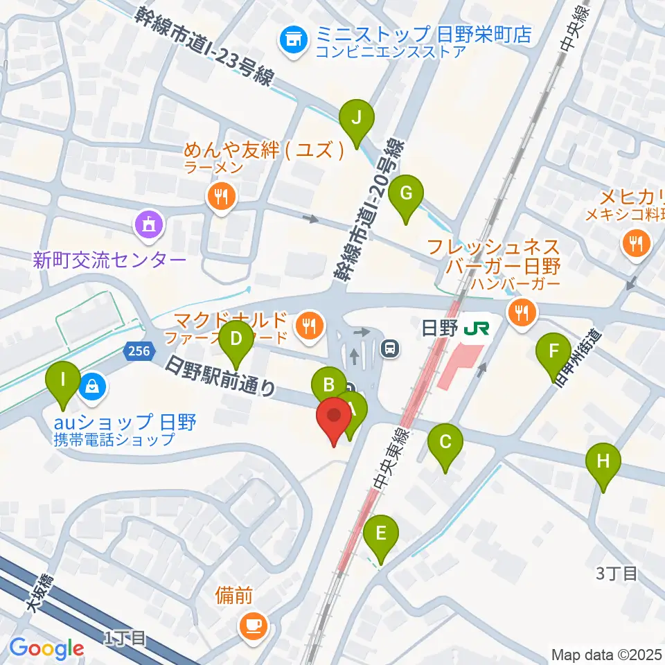 SoulK周辺の駐車場・コインパーキング一覧地図