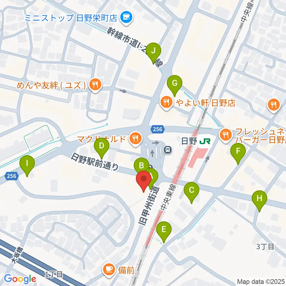 SoulK周辺の駐車場・コインパーキング一覧地図