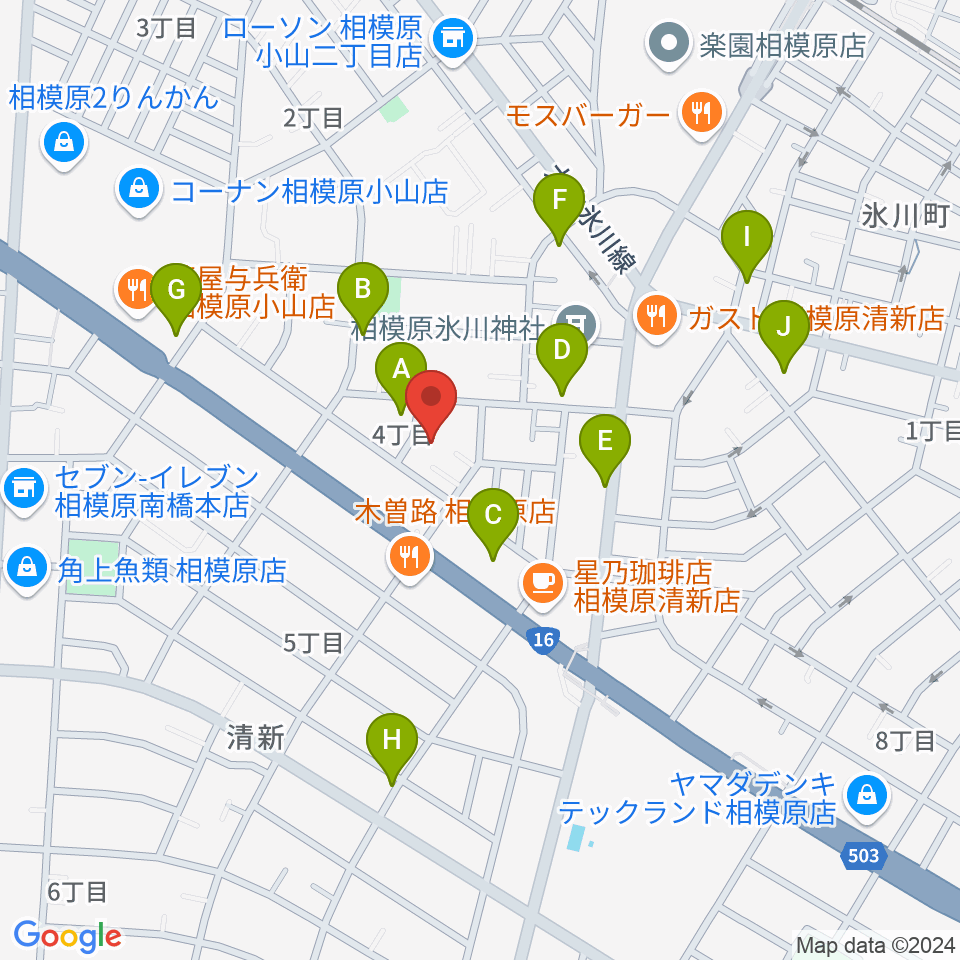 ベルベットルームスタジオ周辺の駐車場・コインパーキング一覧地図