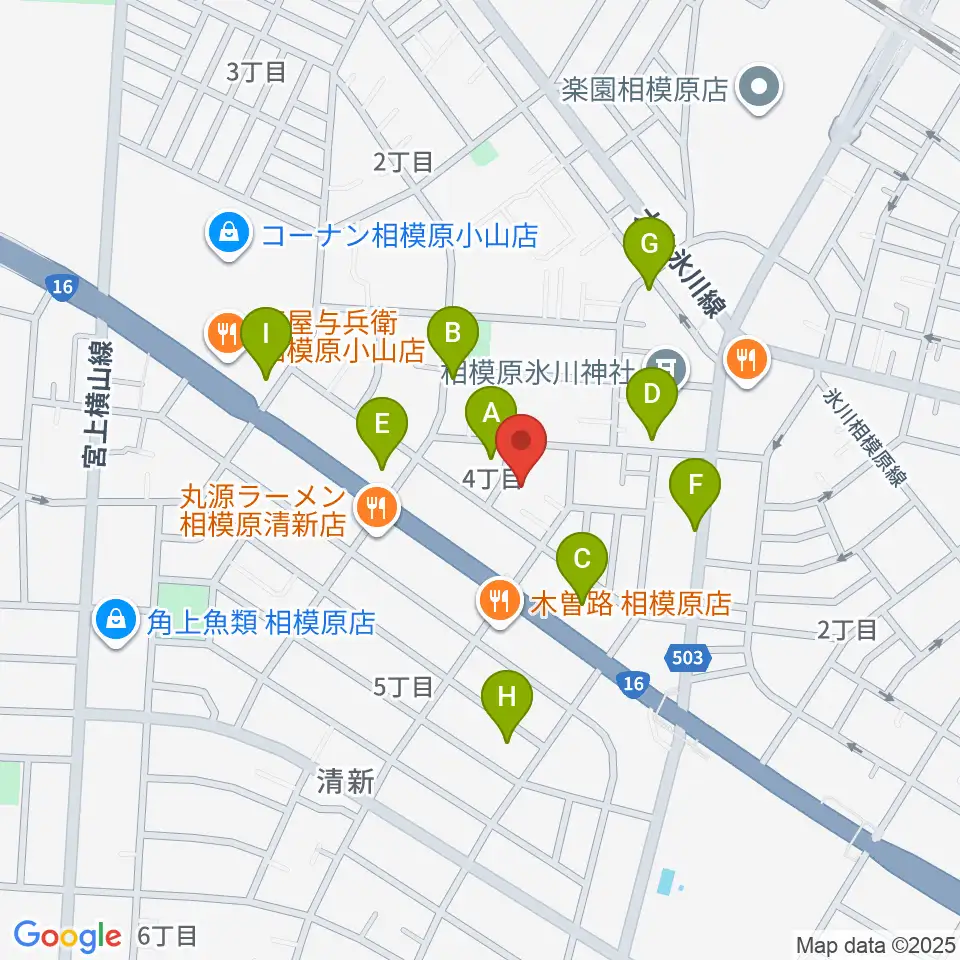 ベルベットルームスタジオ周辺の駐車場・コインパーキング一覧地図