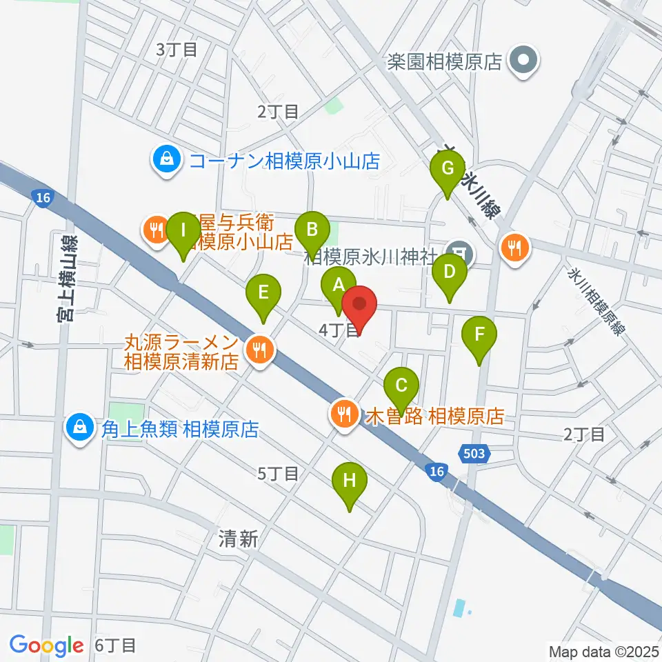 ベルベットルームスタジオ周辺の駐車場・コインパーキング一覧地図