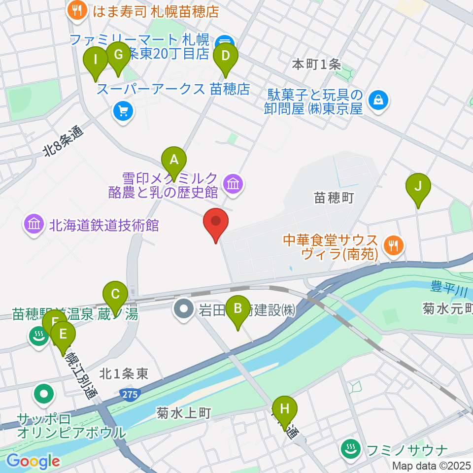 スタジオカディス周辺の駐車場・コインパーキング一覧地図