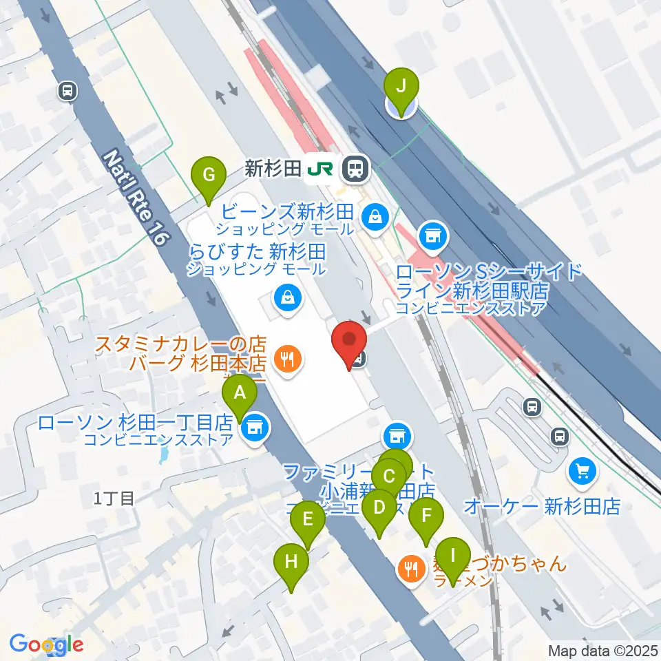 磯子区民文化センター杉田劇場周辺の駐車場・コインパーキング一覧地図