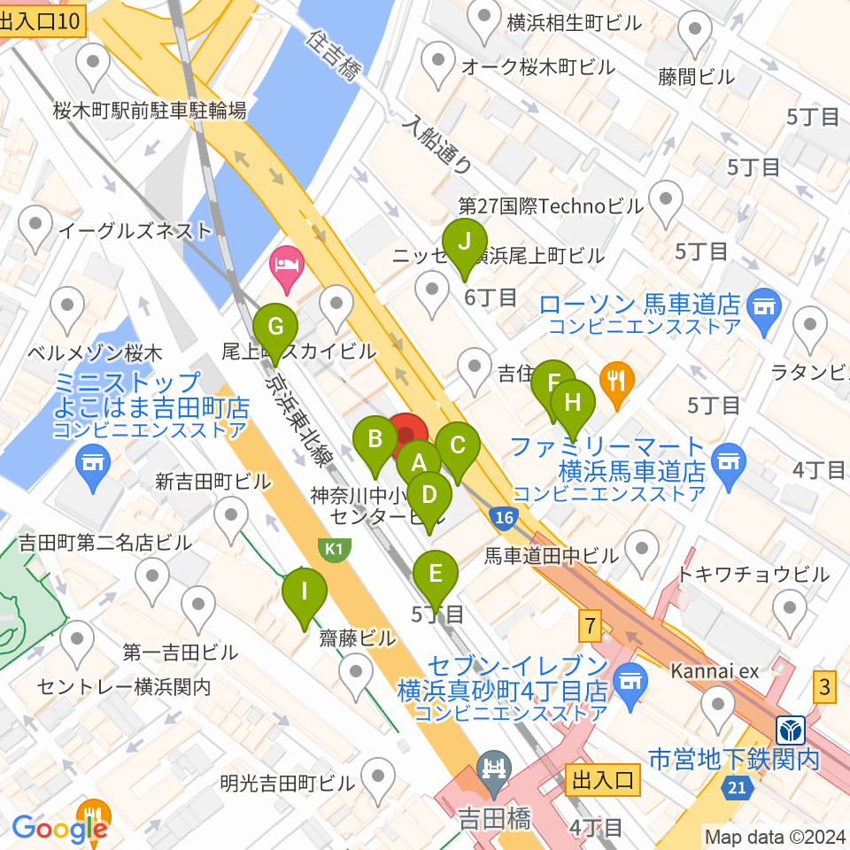 R's TRIBECA周辺の駐車場・コインパーキング一覧地図