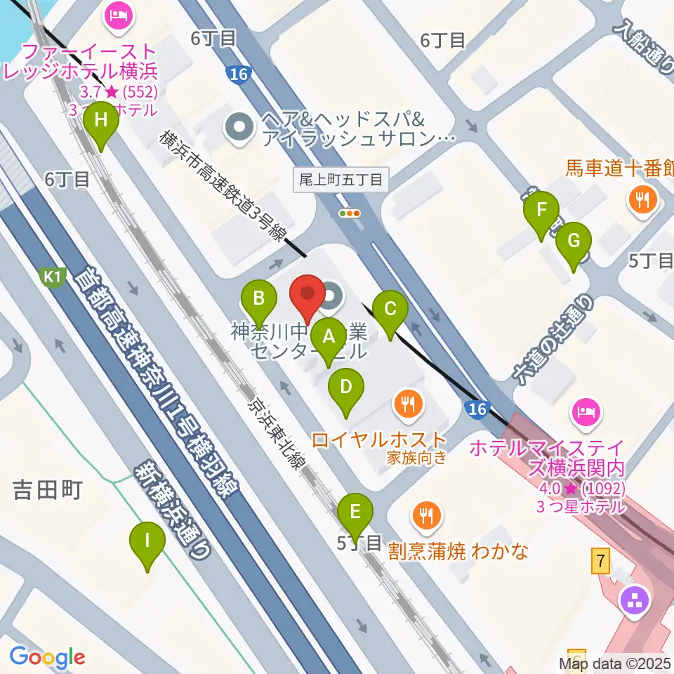 R's TRIBECA周辺の駐車場・コインパーキング一覧地図