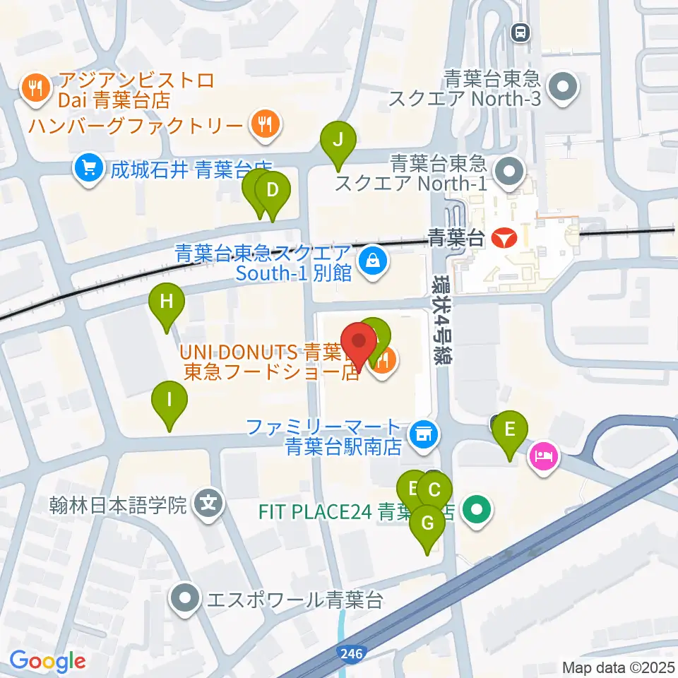 フィリアホール 横浜市青葉区民文化センター周辺の駐車場・コインパーキング一覧地図