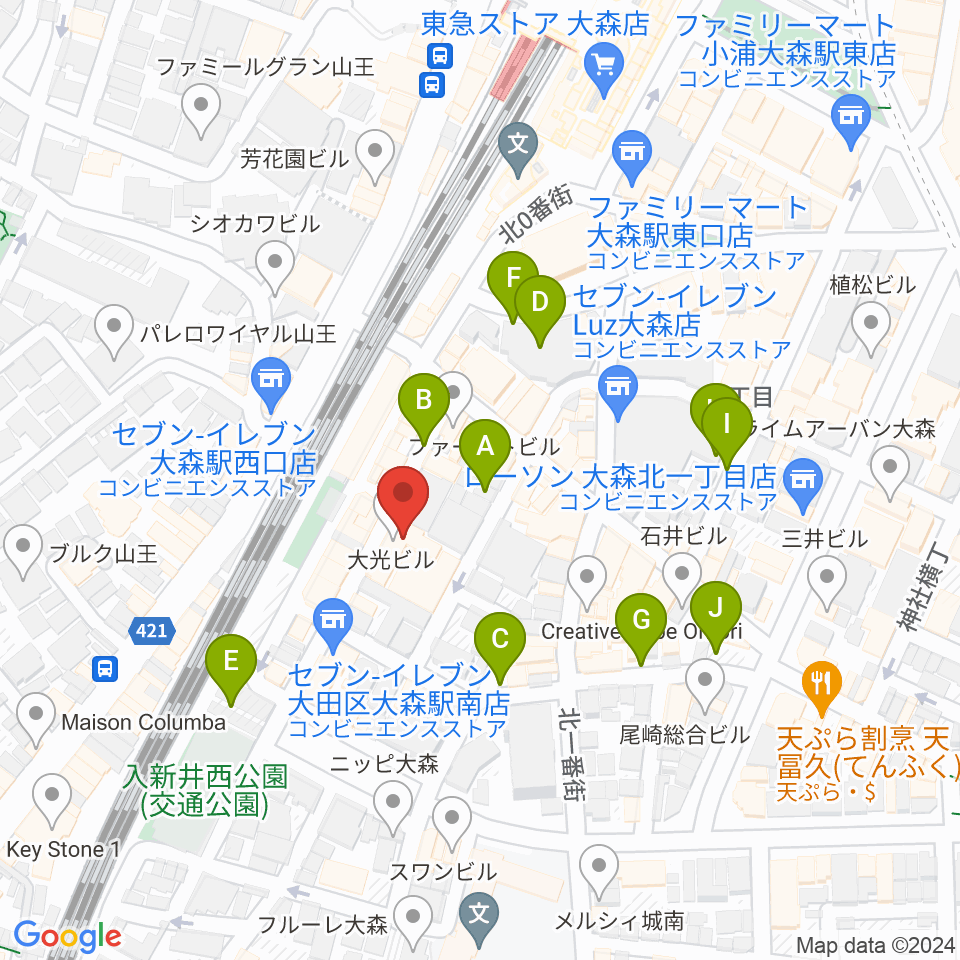 フォーク居酒屋 風に吹かれて周辺の駐車場・コインパーキング一覧地図