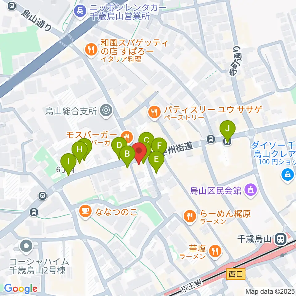 千歳烏山TUBO周辺の駐車場・コインパーキング一覧地図