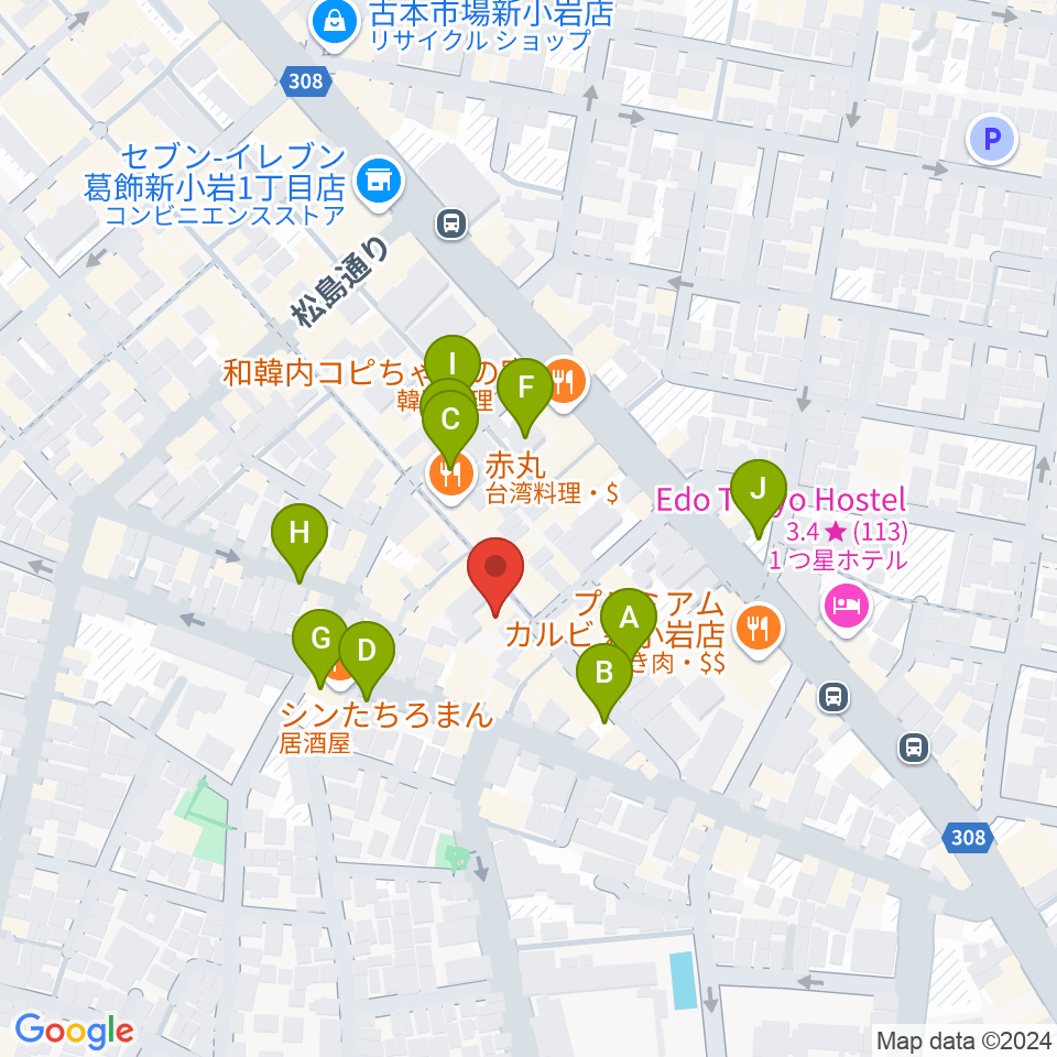 新小岩チッピー周辺の駐車場・コインパーキング一覧地図