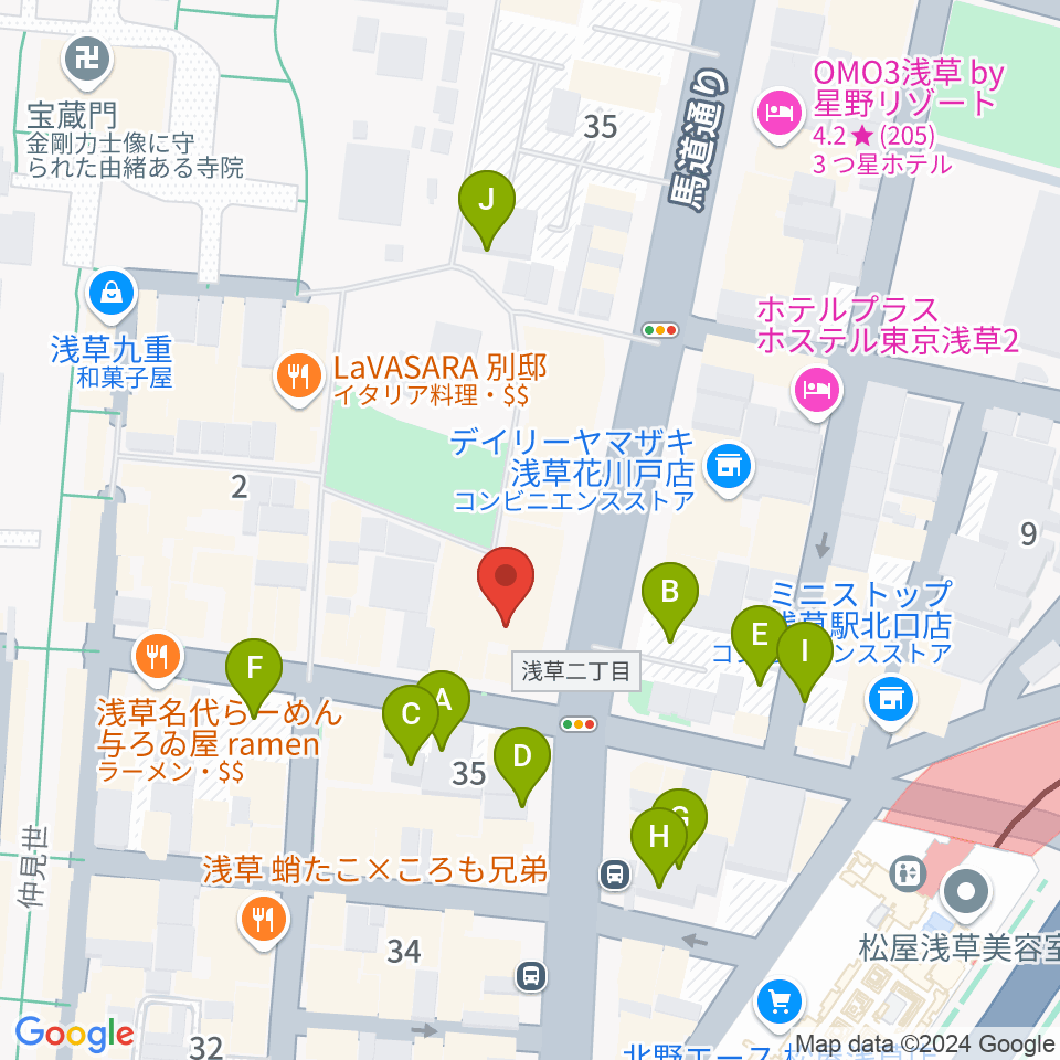 ライブ・バー舵輪周辺の駐車場・コインパーキング一覧地図