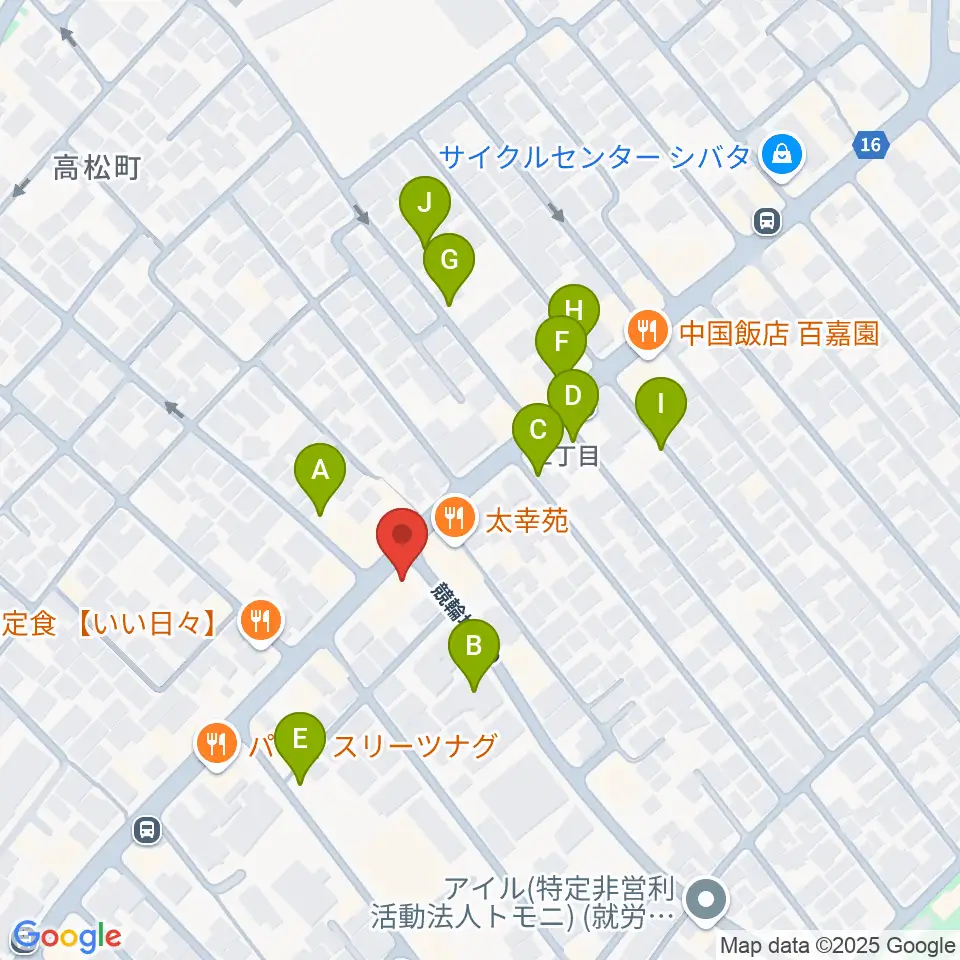 立川CRAZY JAM周辺の駐車場・コインパーキング一覧地図