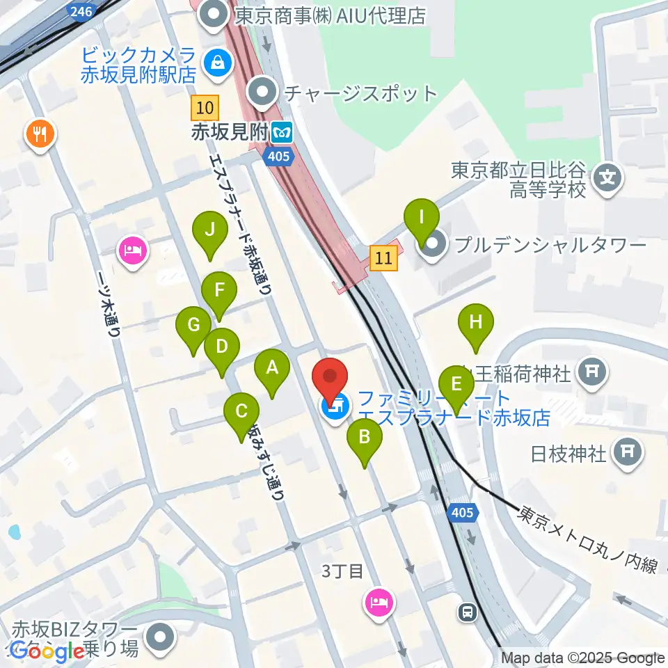 橋の下周辺の駐車場・コインパーキング一覧地図