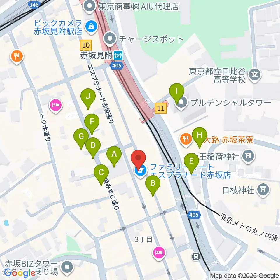 橋の下周辺の駐車場・コインパーキング一覧地図