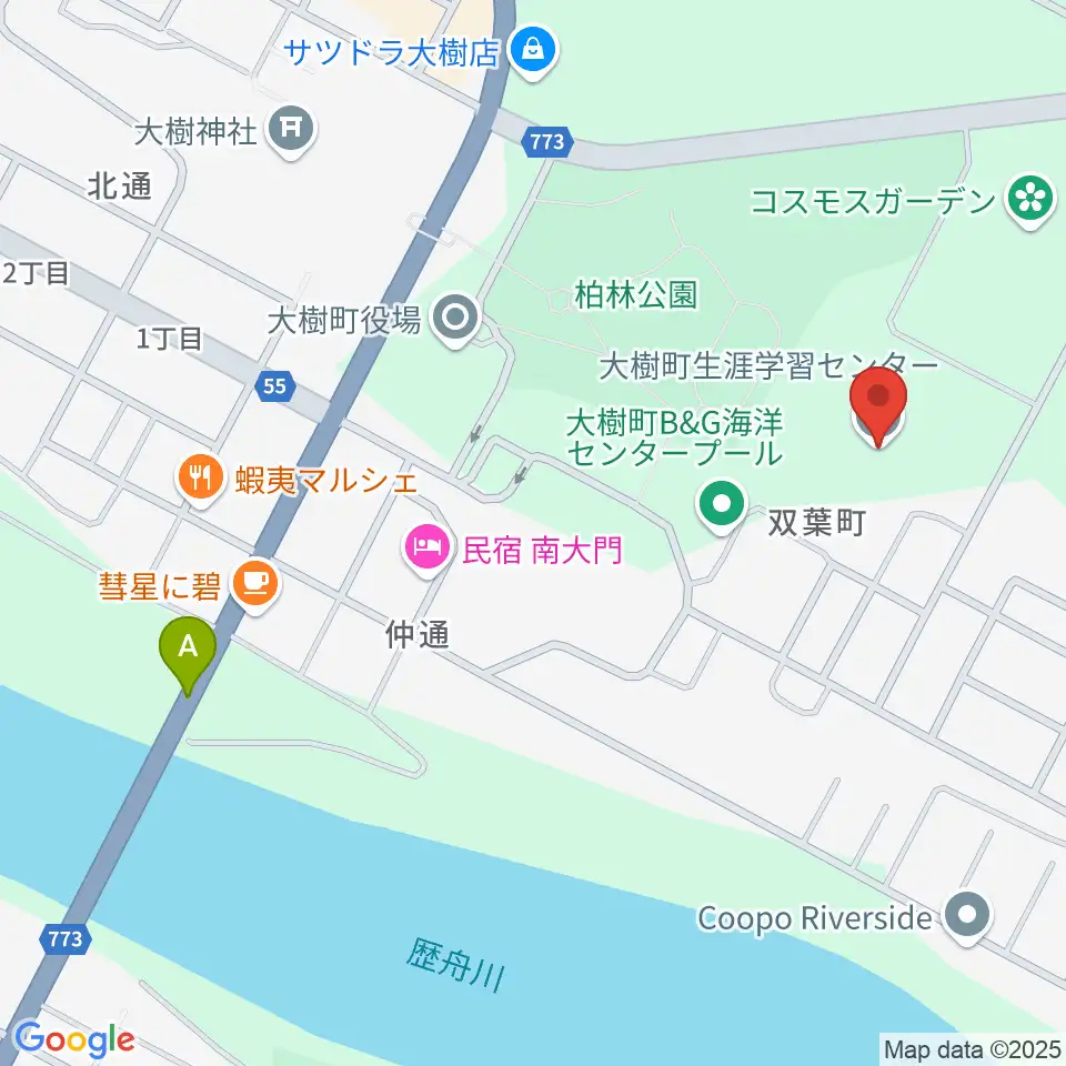 大樹町生涯学習センター周辺の駐車場・コインパーキング一覧地図