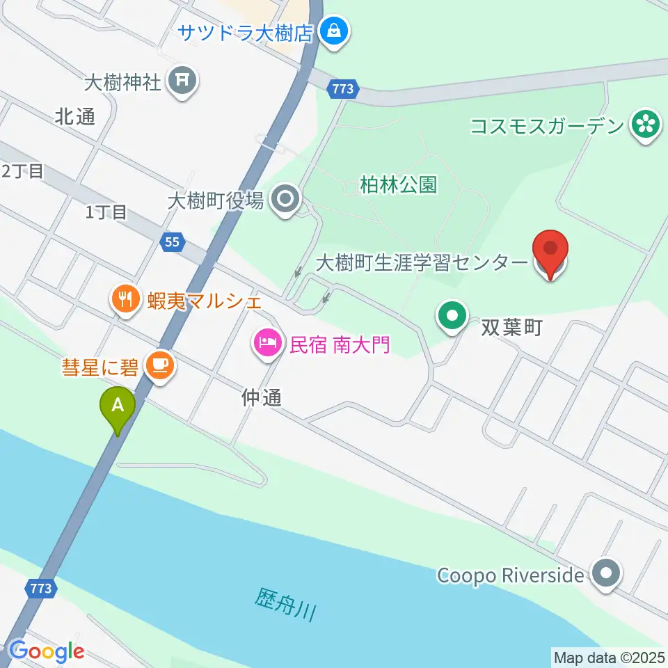 大樹町生涯学習センター周辺の駐車場・コインパーキング一覧地図