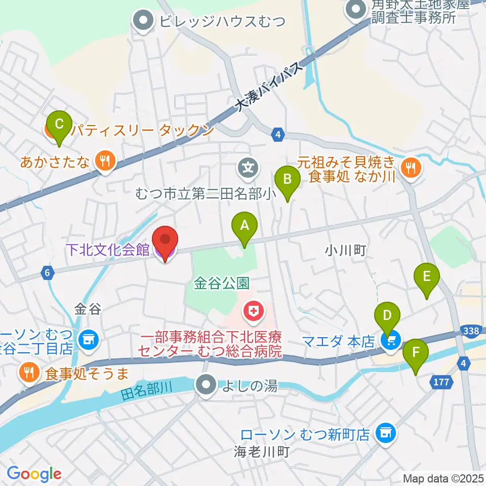 下北文化会館周辺の駐車場・コインパーキング一覧地図