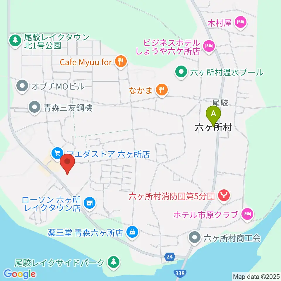 スワニー 六ヶ所村文化交流プラザ周辺の駐車場・コインパーキング一覧地図