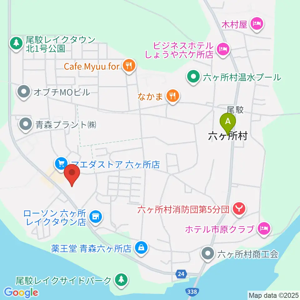 スワニー 六ヶ所村文化交流プラザ周辺の駐車場・コインパーキング一覧地図