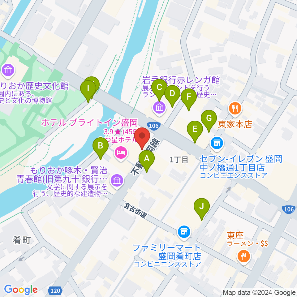 プラザおでって周辺の駐車場・コインパーキング一覧地図