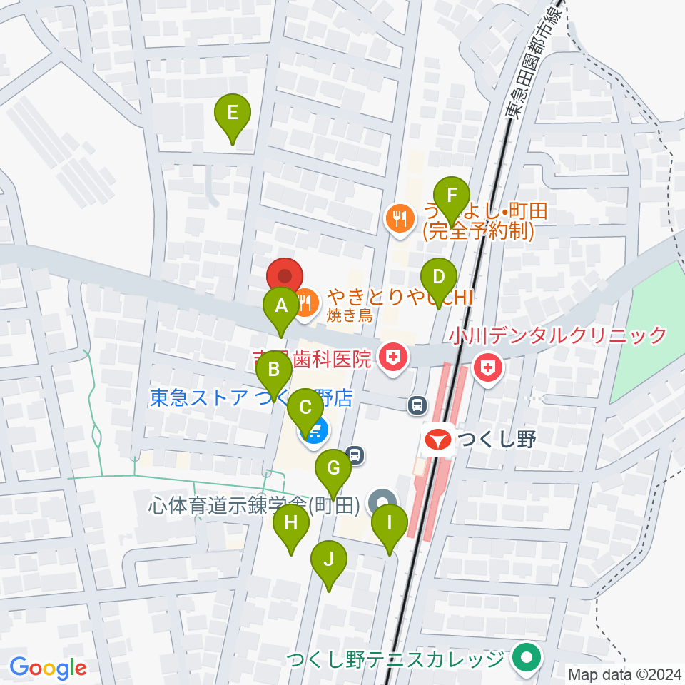 ジャズピアノレッスン@GOOD NEWS周辺の駐車場・コインパーキング一覧地図