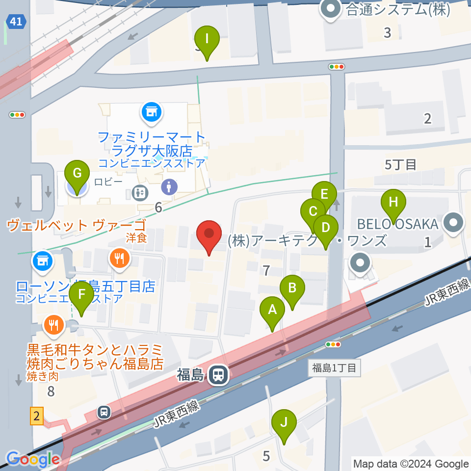 スタジオNECO周辺の駐車場・コインパーキング一覧地図