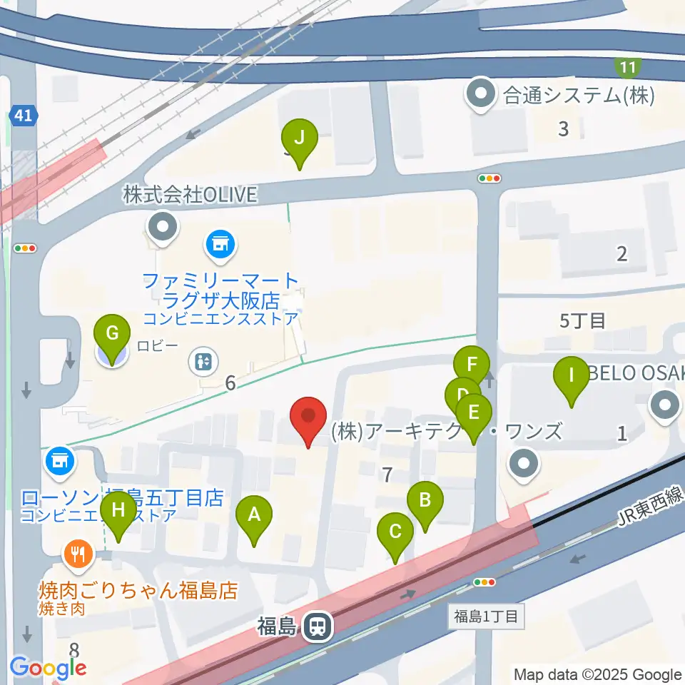 スタジオNECO周辺の駐車場・コインパーキング一覧地図