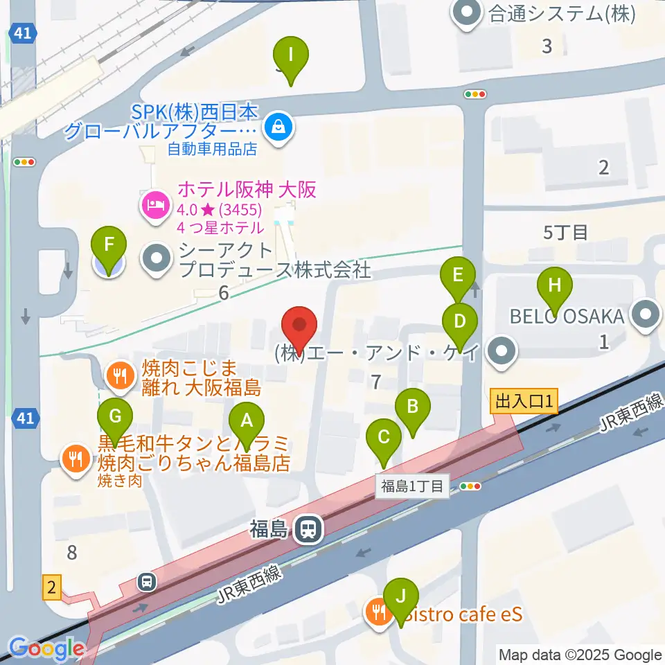スタジオNECO周辺の駐車場・コインパーキング一覧地図
