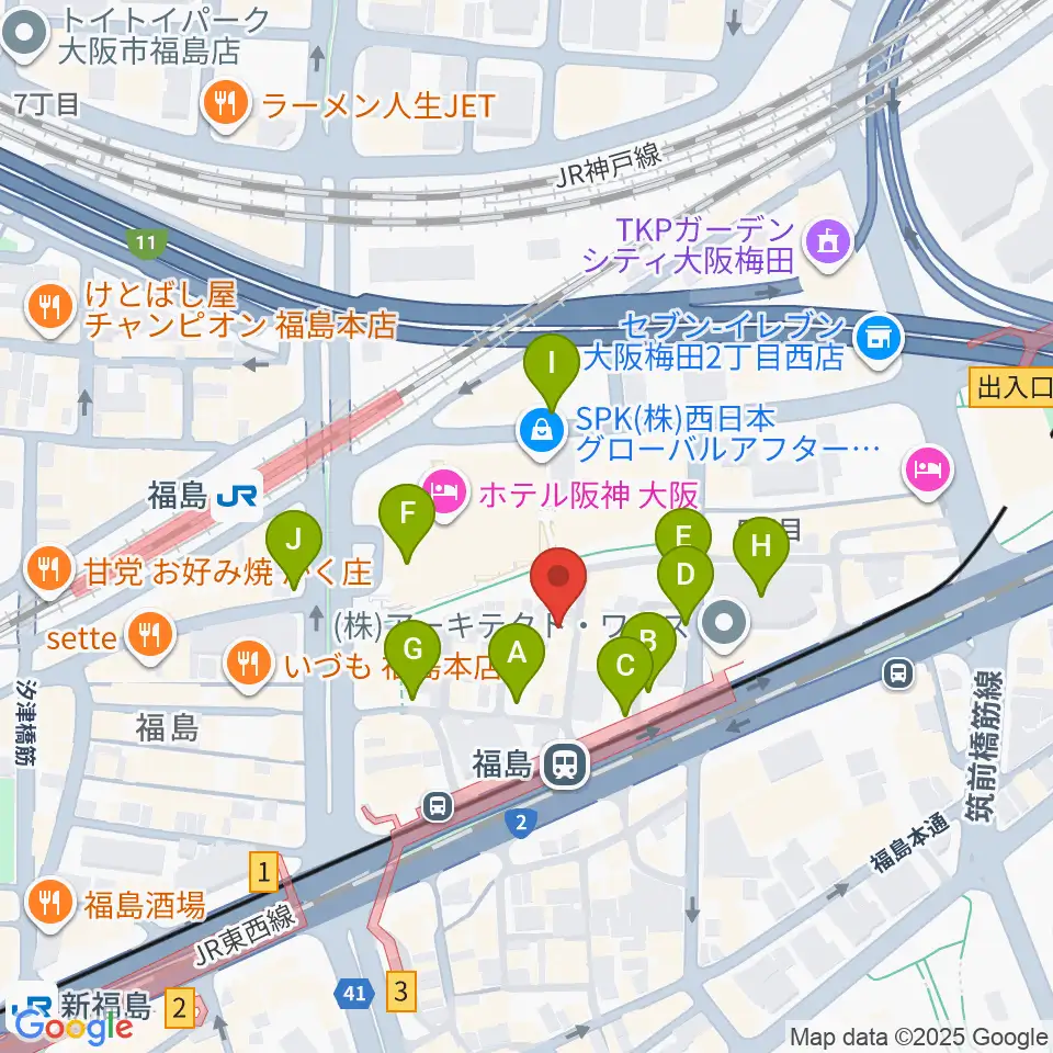スタジオNECO周辺の駐車場・コインパーキング一覧地図