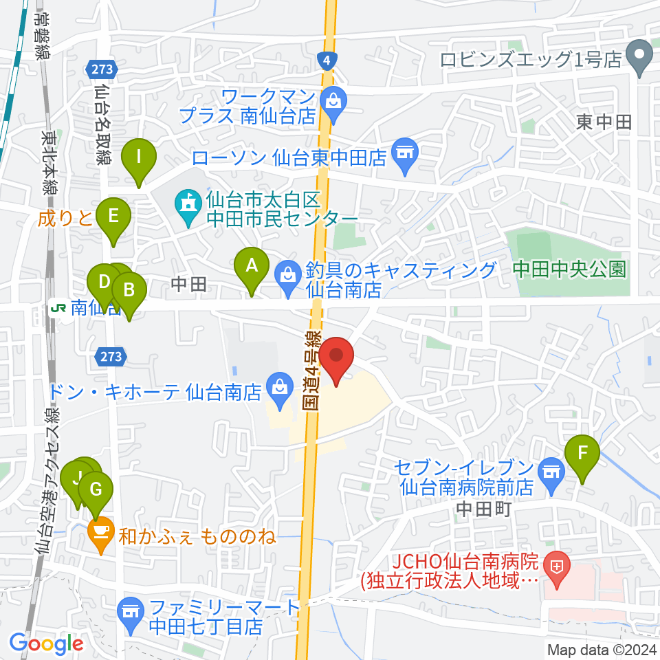 アズテックミュージアム周辺の駐車場・コインパーキング一覧地図