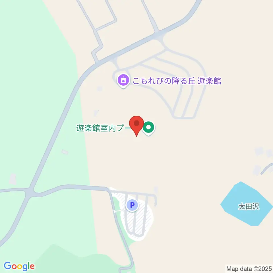 こもれびの降る丘 遊楽館周辺の駐車場・コインパーキング一覧地図