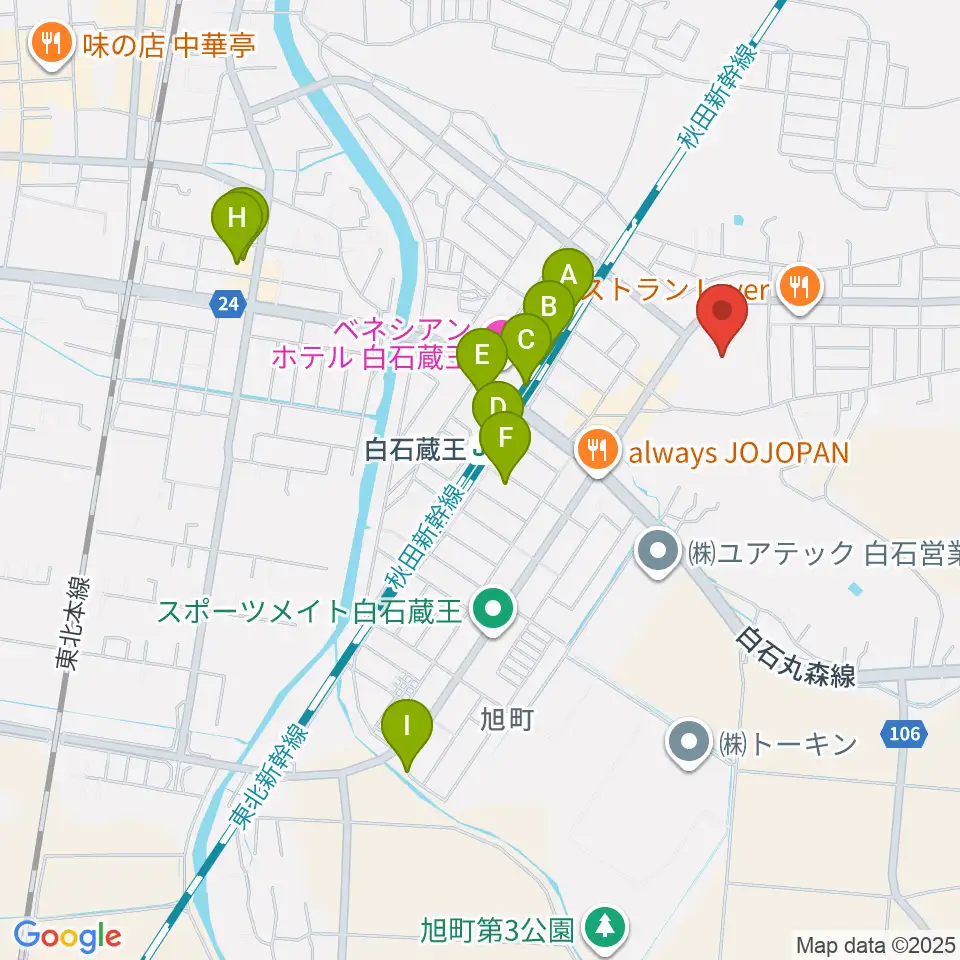 ホワイトキューブ周辺の駐車場・コインパーキング一覧地図
