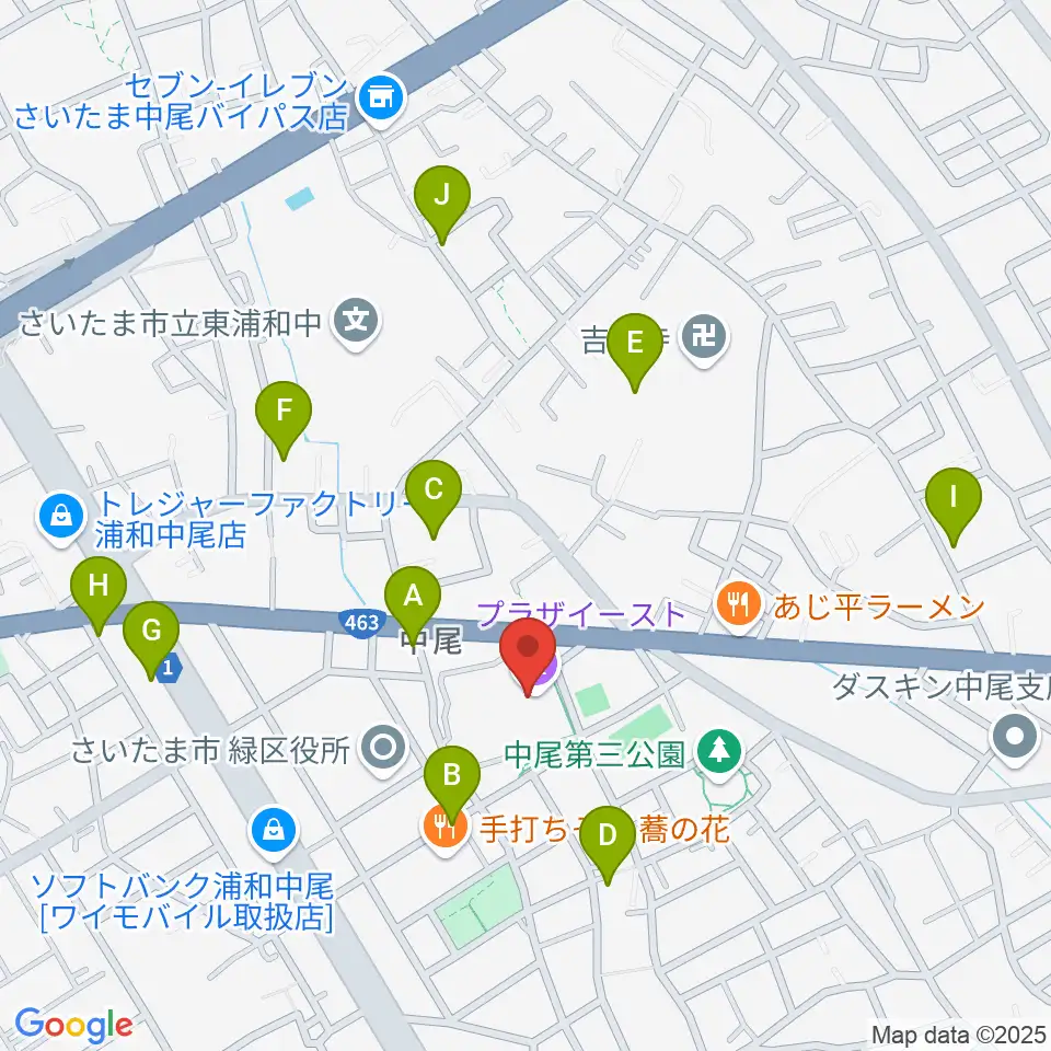プラザイースト周辺の駐車場・コインパーキング一覧地図