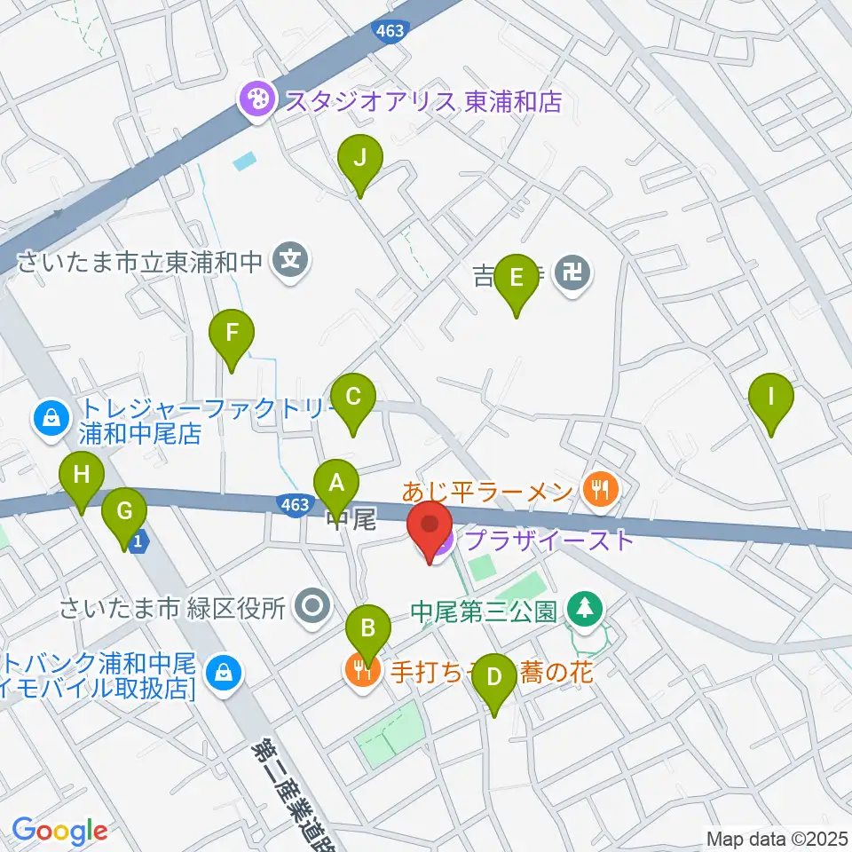 プラザイースト周辺の駐車場・コインパーキング一覧地図