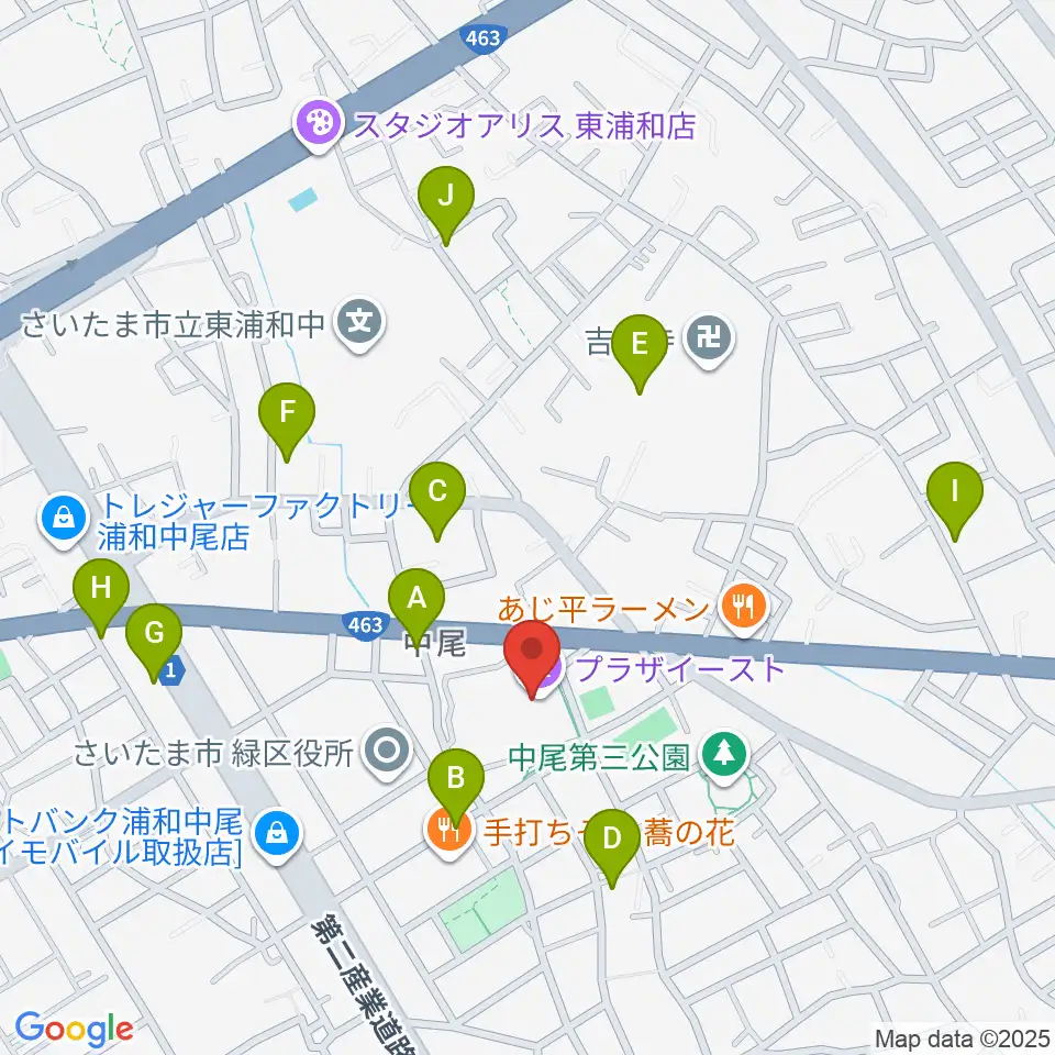 プラザイースト周辺の駐車場・コインパーキング一覧地図