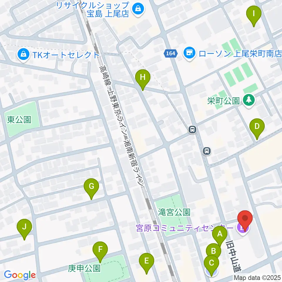 宮原コミュニティセンター 周辺の駐車場・コインパーキング一覧地図