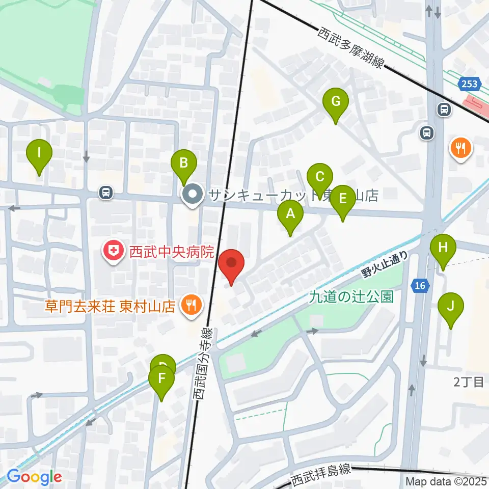 Rescue5 Music Academy周辺の駐車場・コインパーキング一覧地図