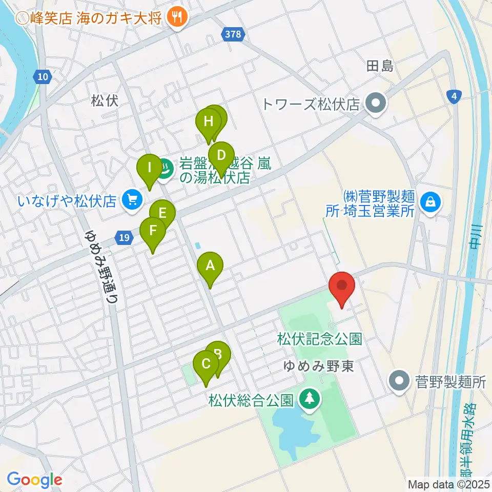 田園ホール・エローラ周辺の駐車場・コインパーキング一覧地図