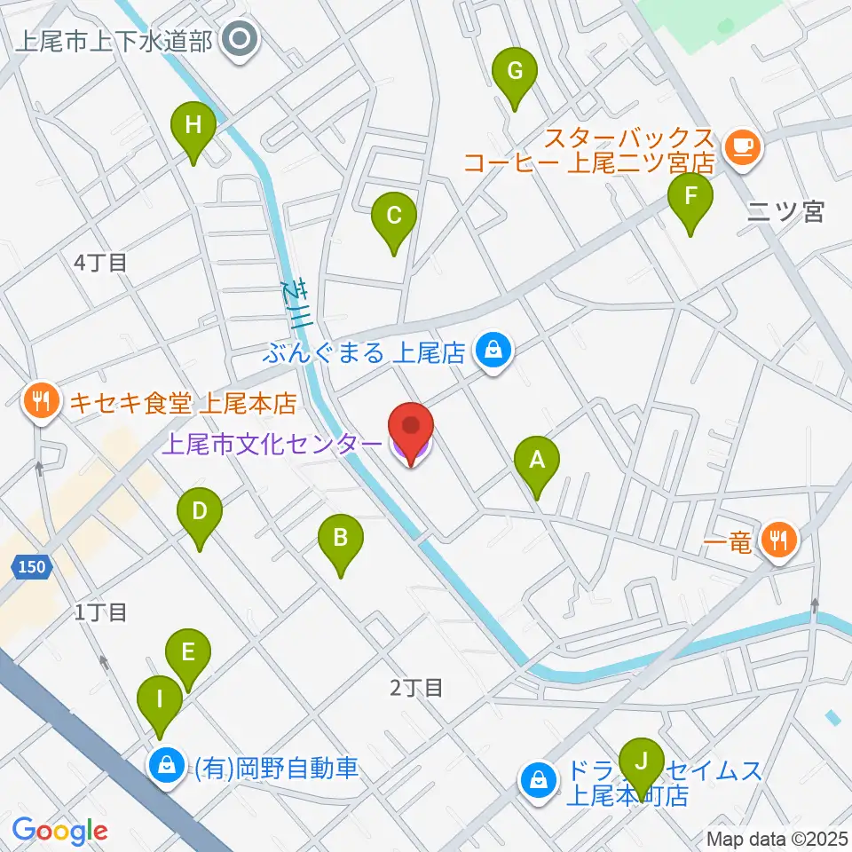 あげお富士住建ホール周辺の駐車場・コインパーキング一覧地図