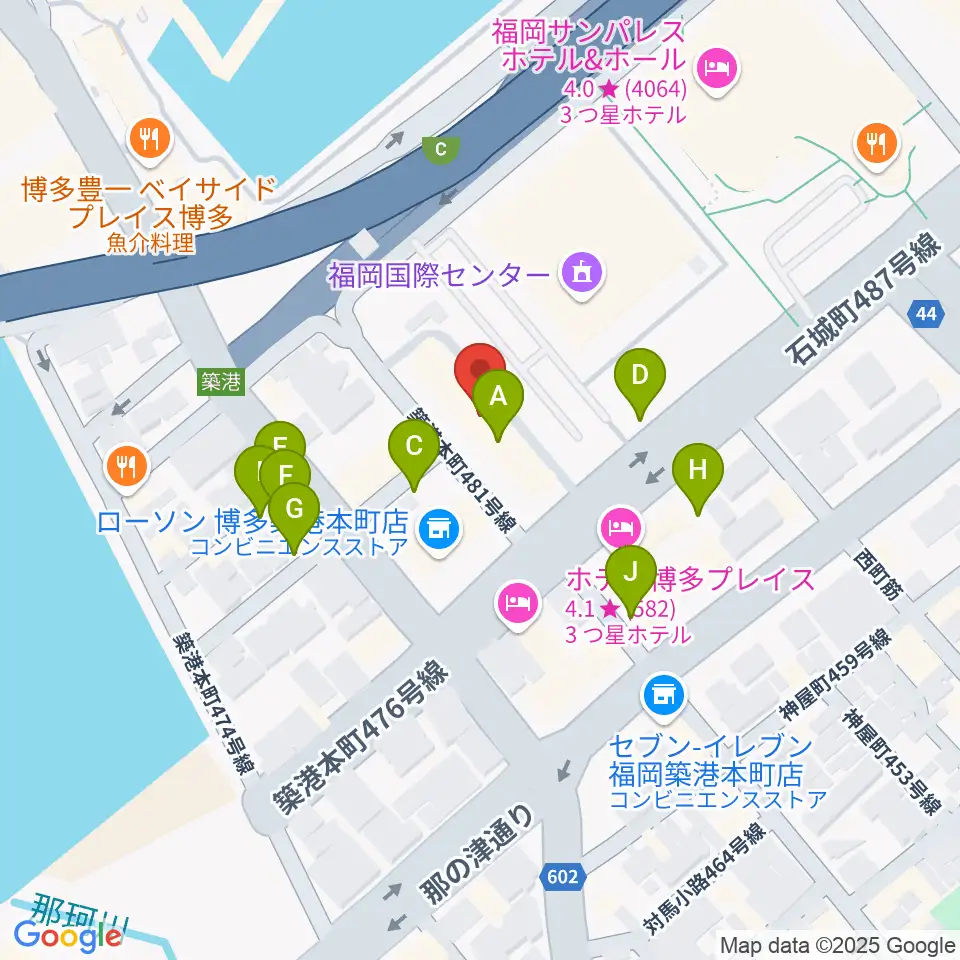 FineSound 築港店周辺の駐車場・コインパーキング一覧地図