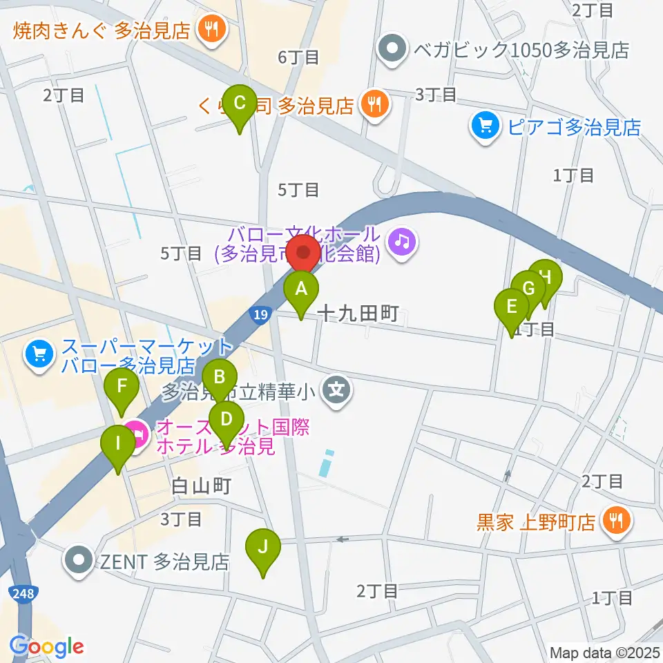 サウンドスタジオエリシアン周辺の駐車場・コインパーキング一覧地図