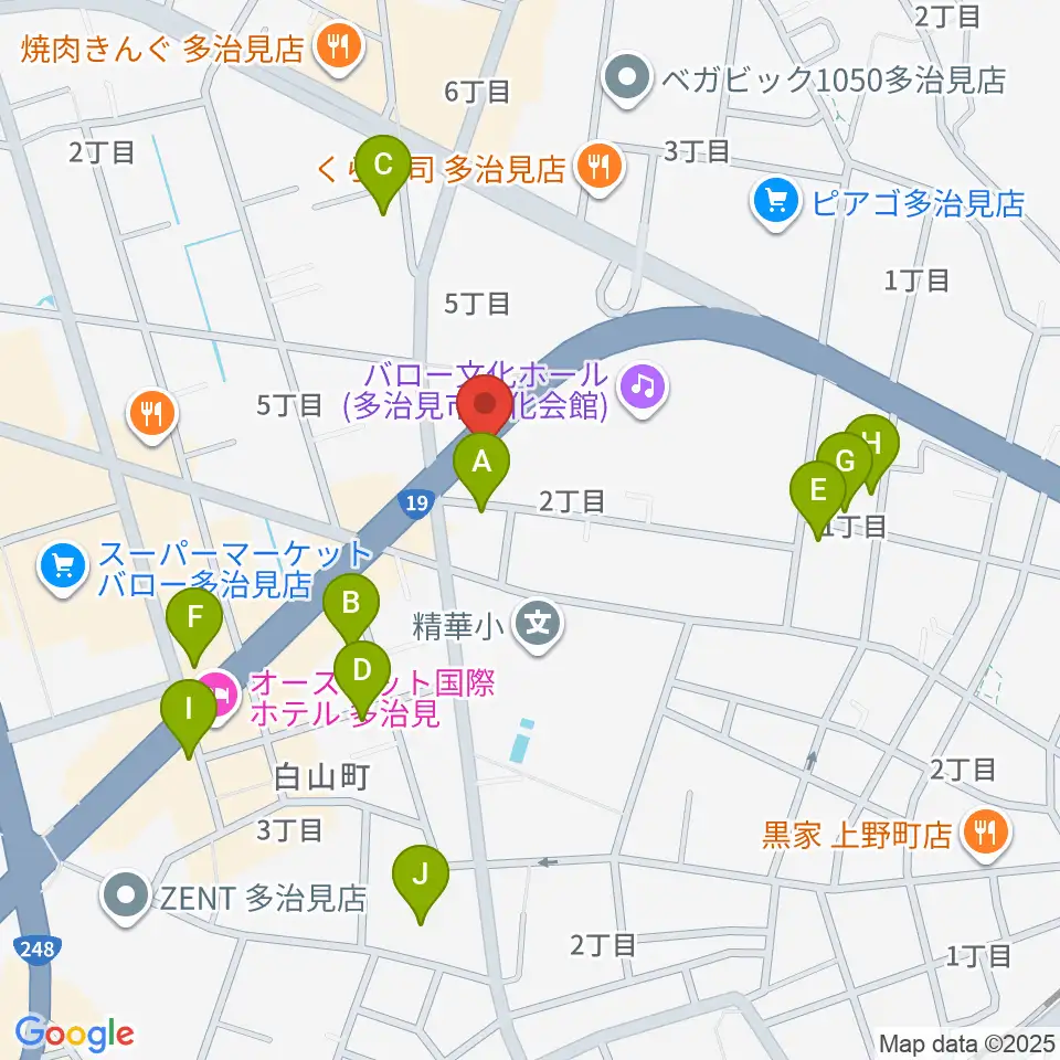サウンドスタジオエリシアン周辺の駐車場・コインパーキング一覧地図